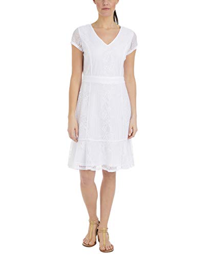 Lace Ruffle-Hem Dress