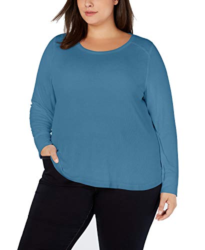I.N.C. Plus Size Ribbed Shirttail Premium Top