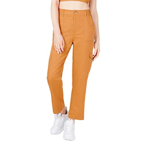 Elastic-Waist Cargo Signature Pants