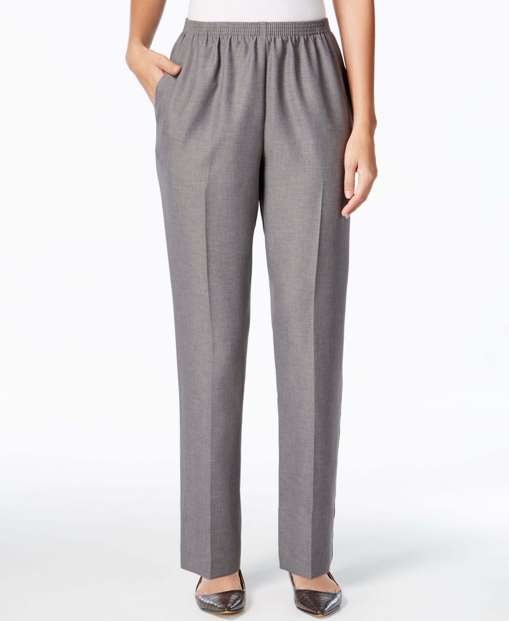 Classics Pull-On Straight-Leg Signature Pants