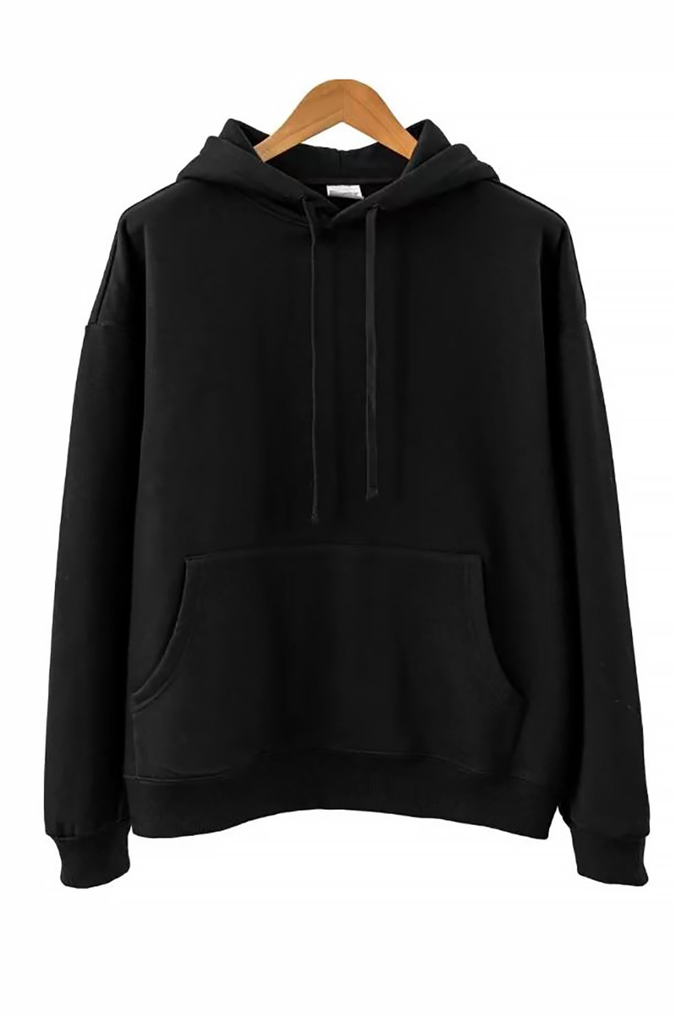 Premium Essential Solid Pullover Hoodie - Unisex