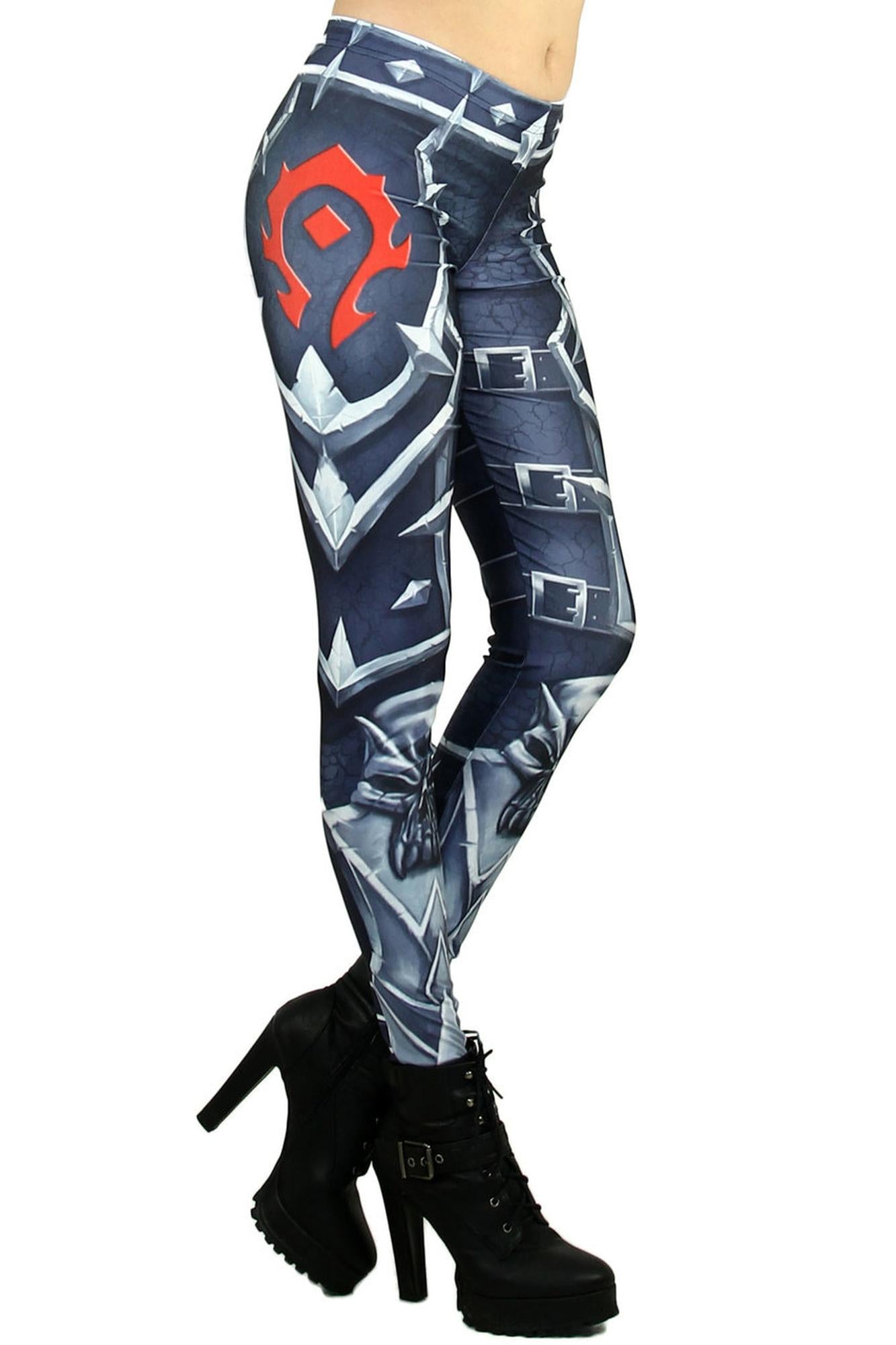 Graphic Print Sigil of War Leggings
