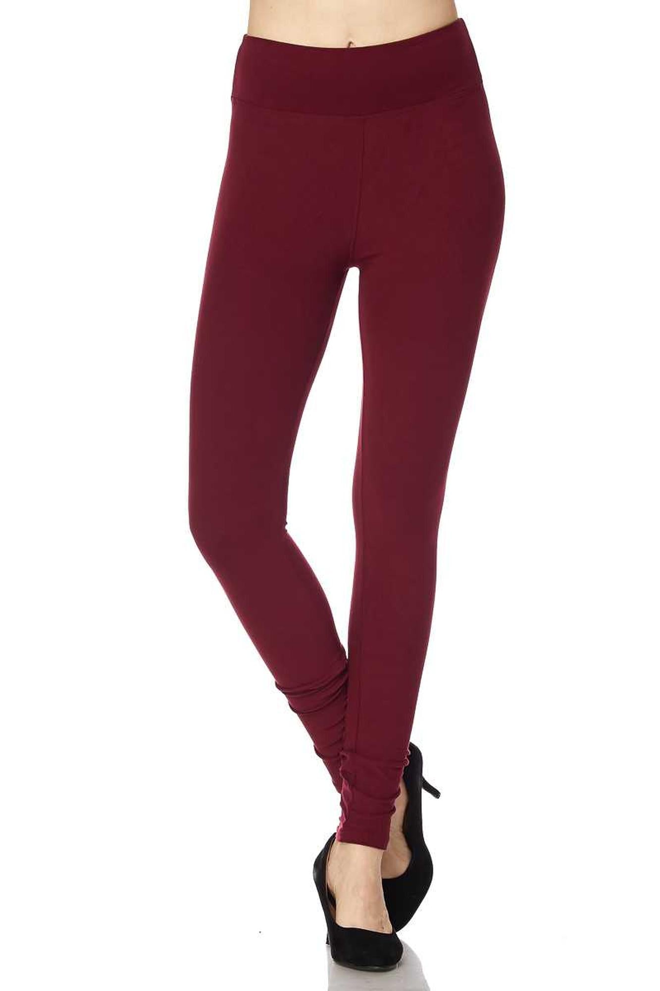 Buttery Smooth Solid Essential High Waisted Extra Plus Size Leggings - 3X-5X - New Mix