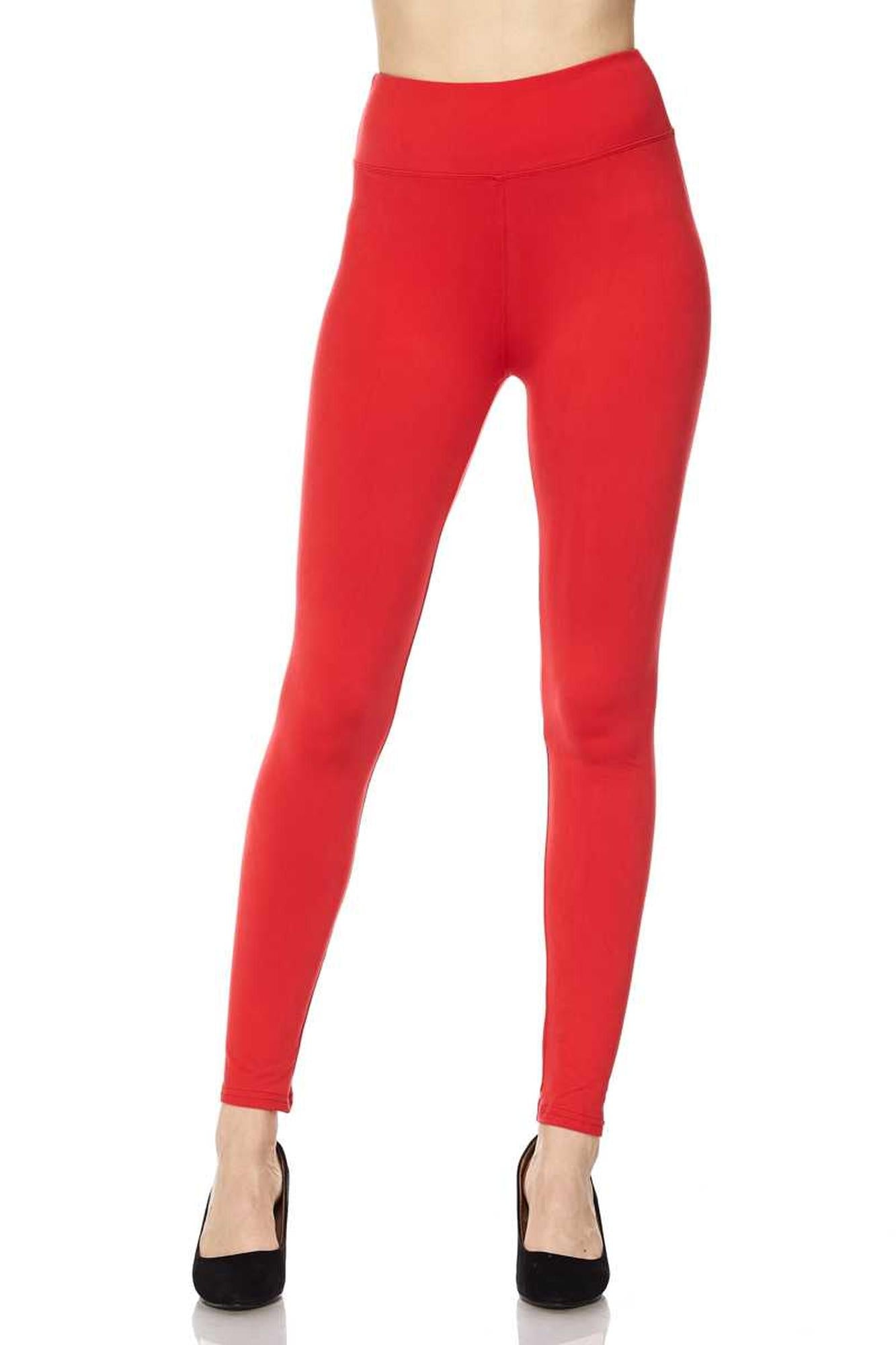 Buttery Smooth Solid Essential High Waisted Extra Plus Size Leggings - 3X-5X - New Mix