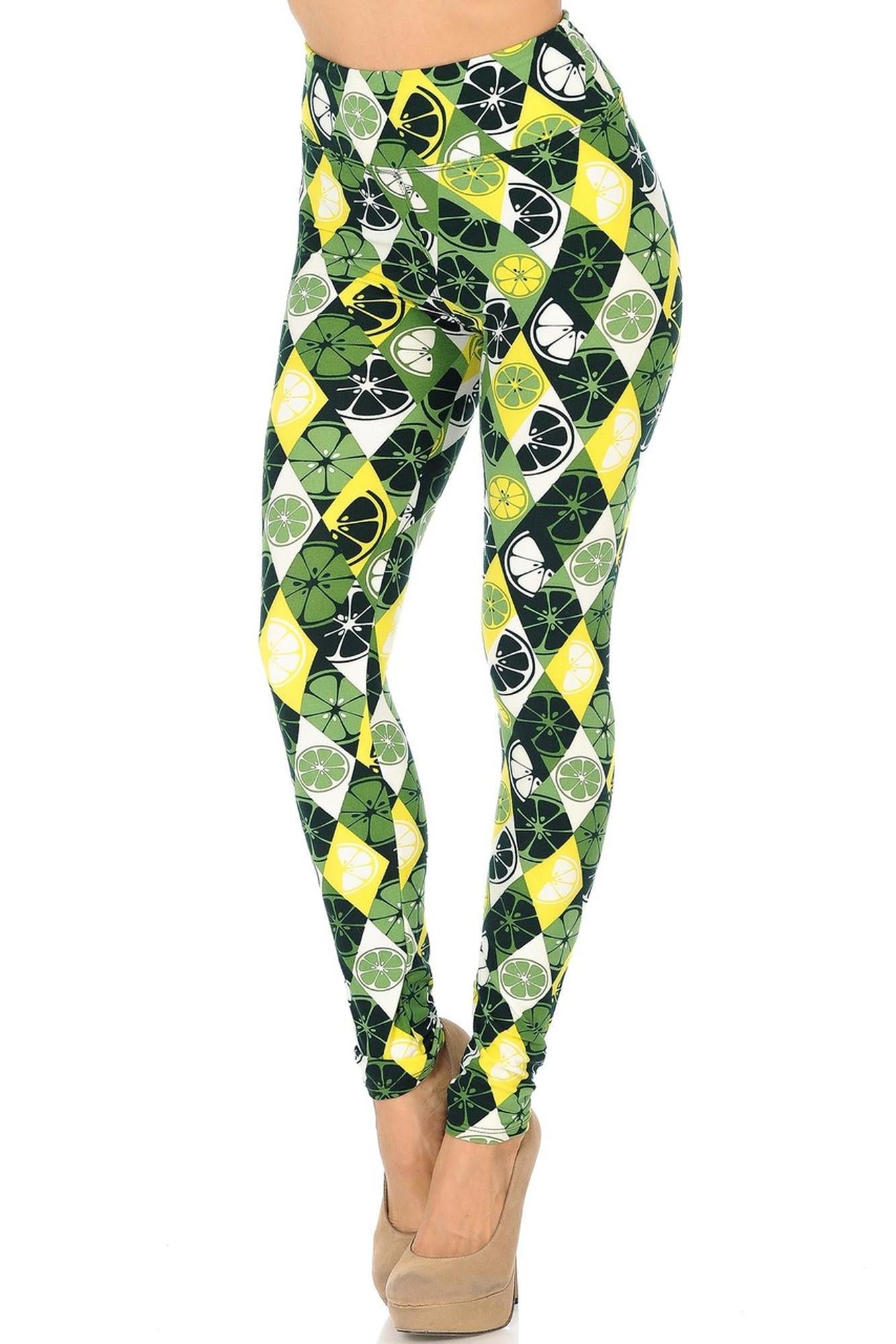 Buttery Smooth Luck of the Irish Lime High Waisted Leggings