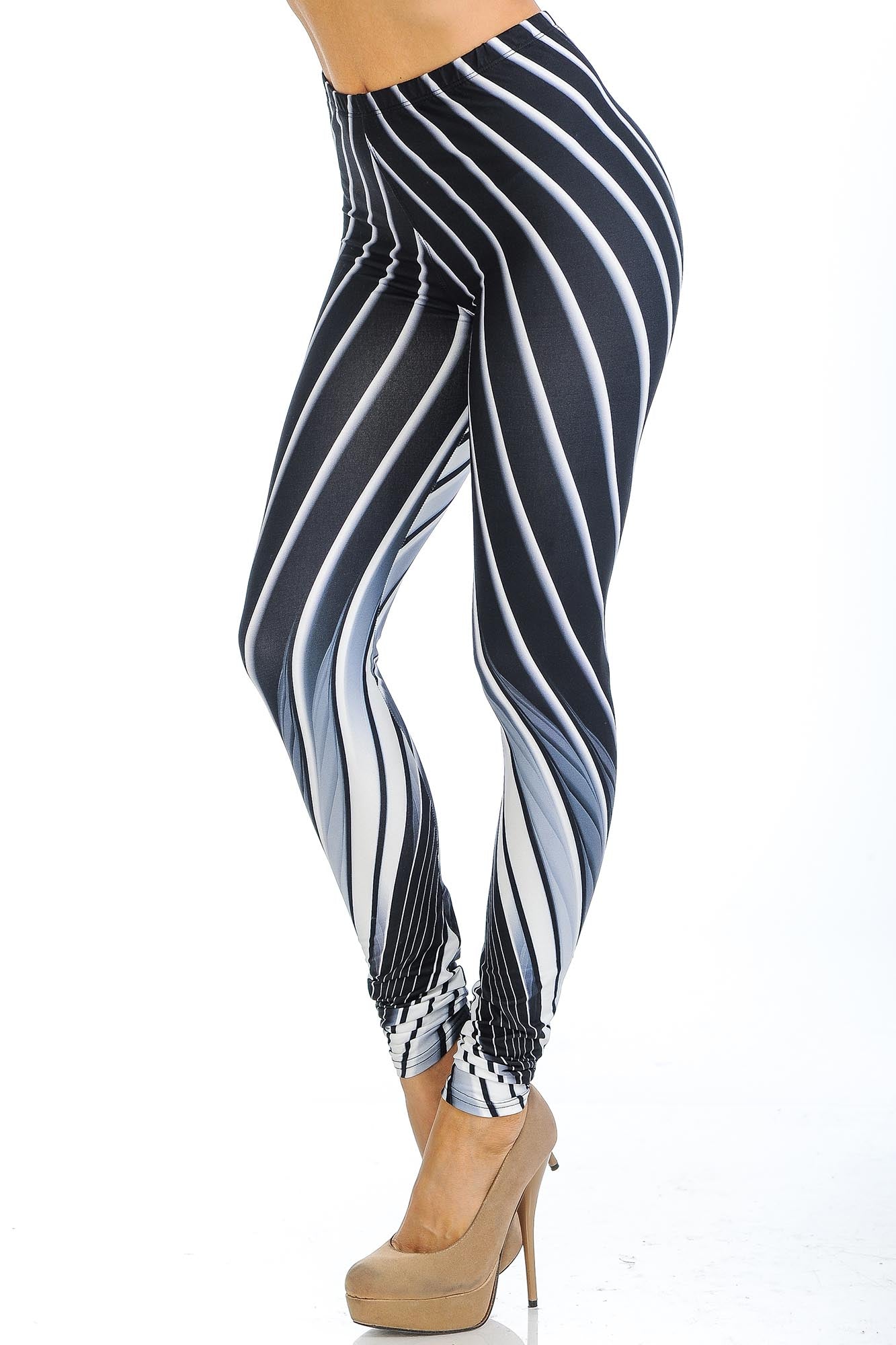Creamy Soft Contour Body Lines Extra Small Leggings - USA Fashion