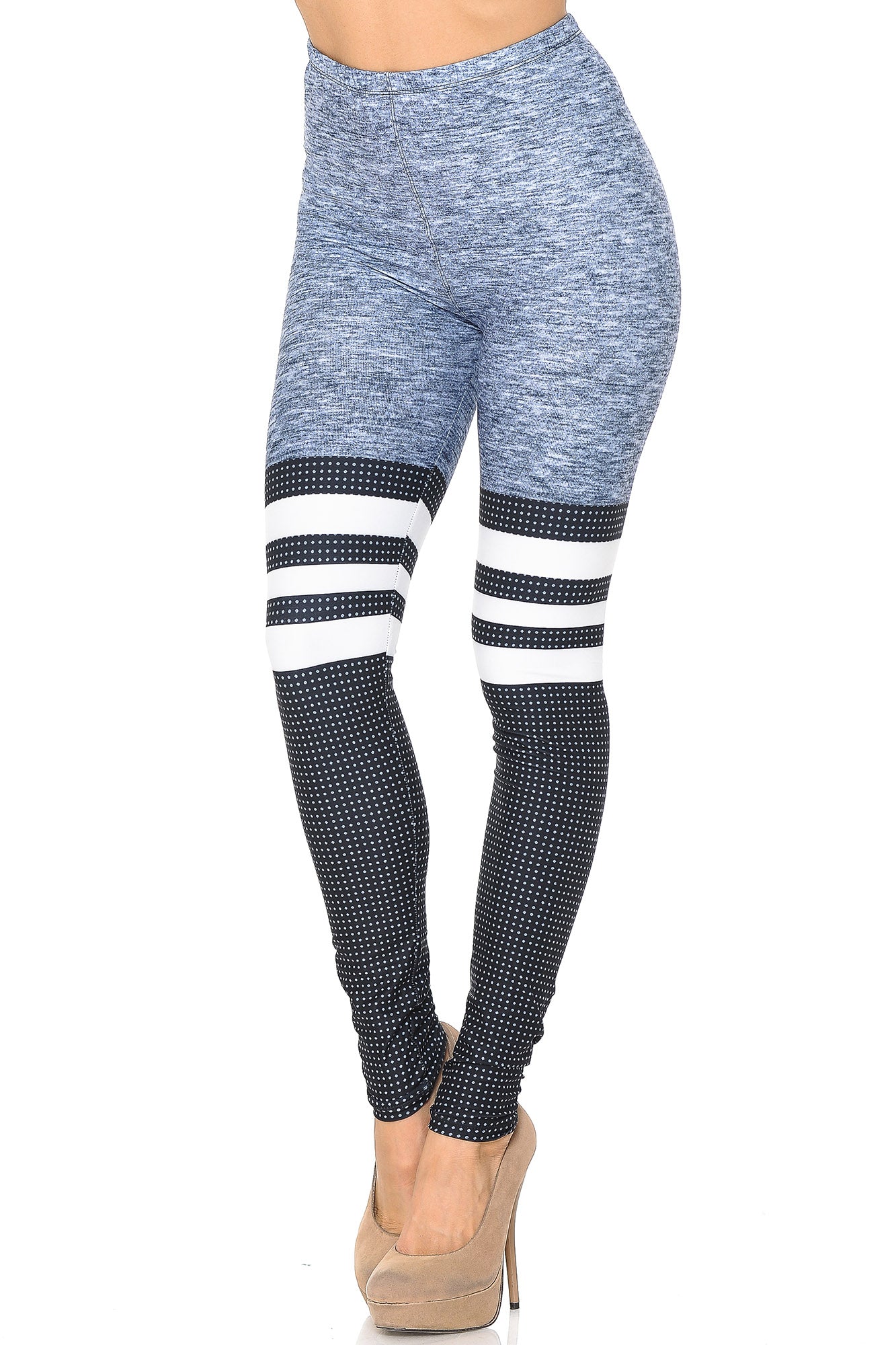 Creamy Soft Split Sport Extra Small Leggings - USA Fashion