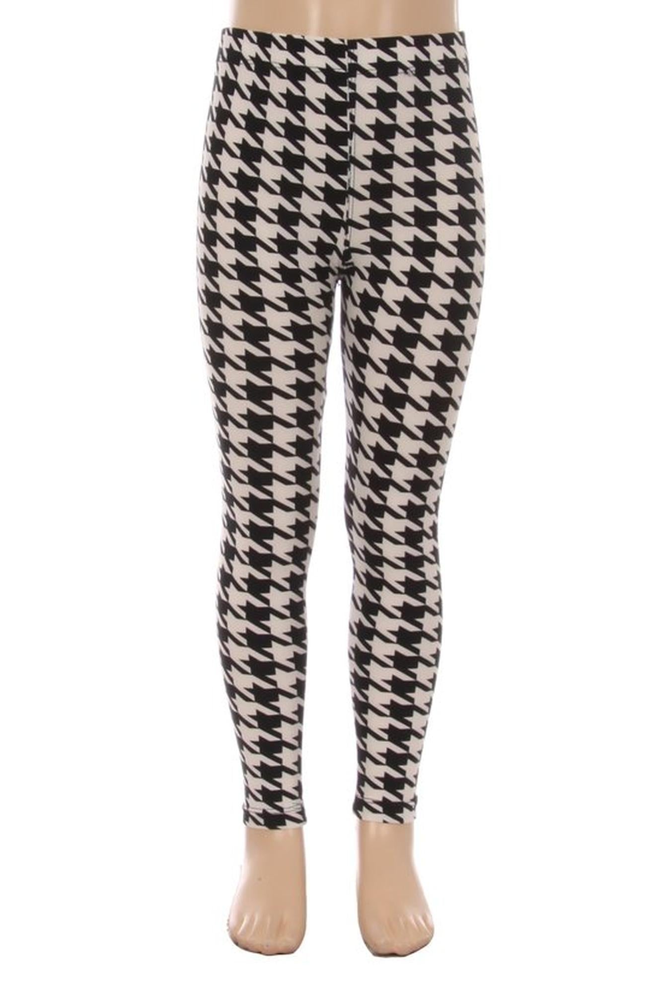 Buttery Soft Houndstooth Kids Leggings