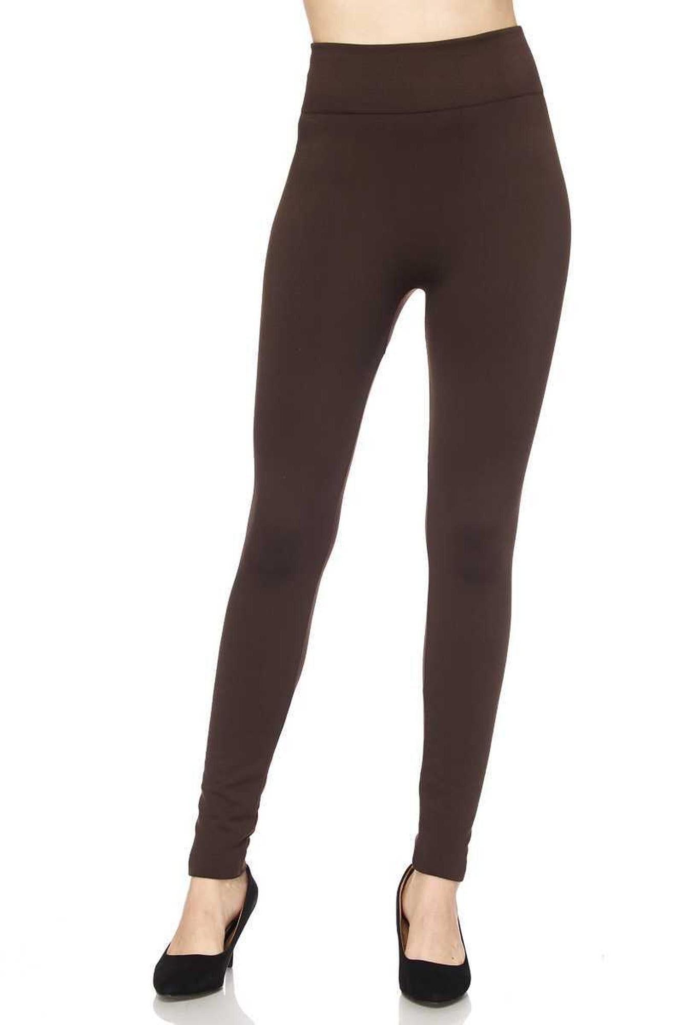Fleece fully lined Plus Size Leggings - New Mix