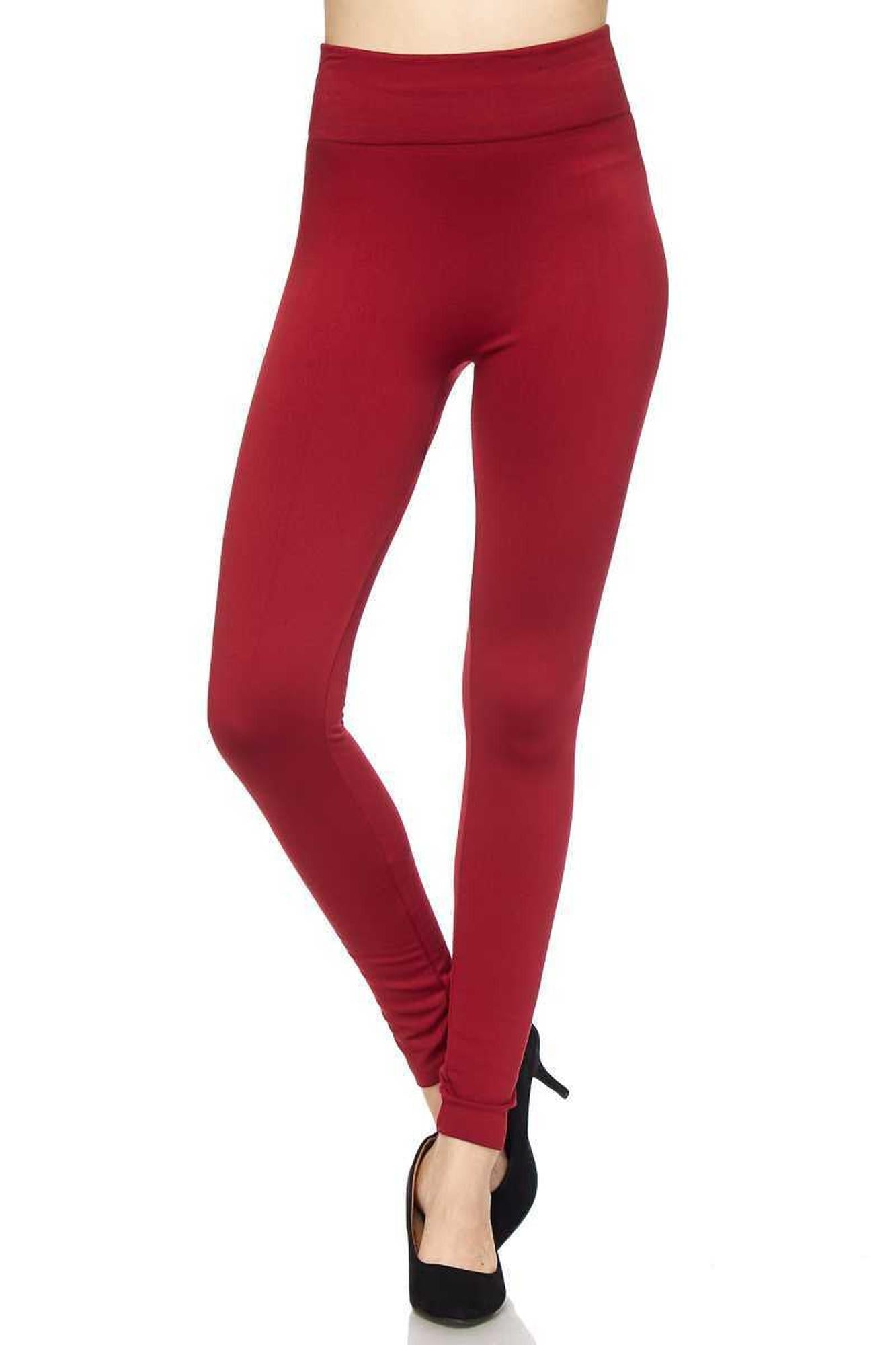 Fleece fully lined Plus Size Leggings - New Mix