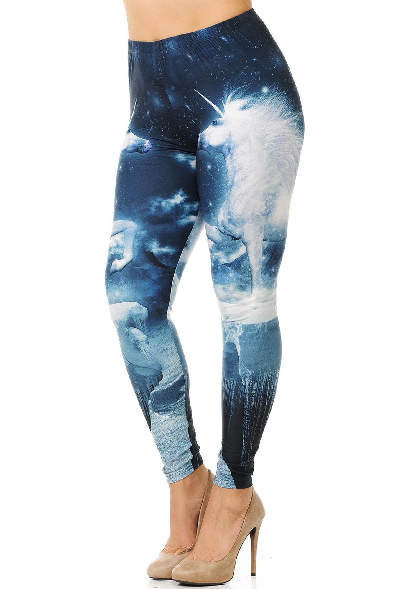 Creamy Soft Epic Unicorn Plus Size Leggings