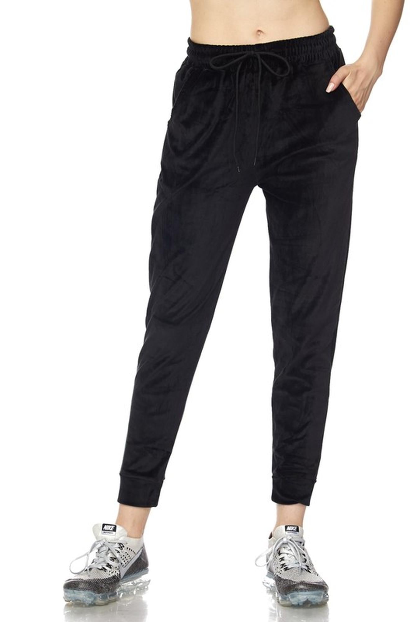 Velour Comfort Plus Size Joggers