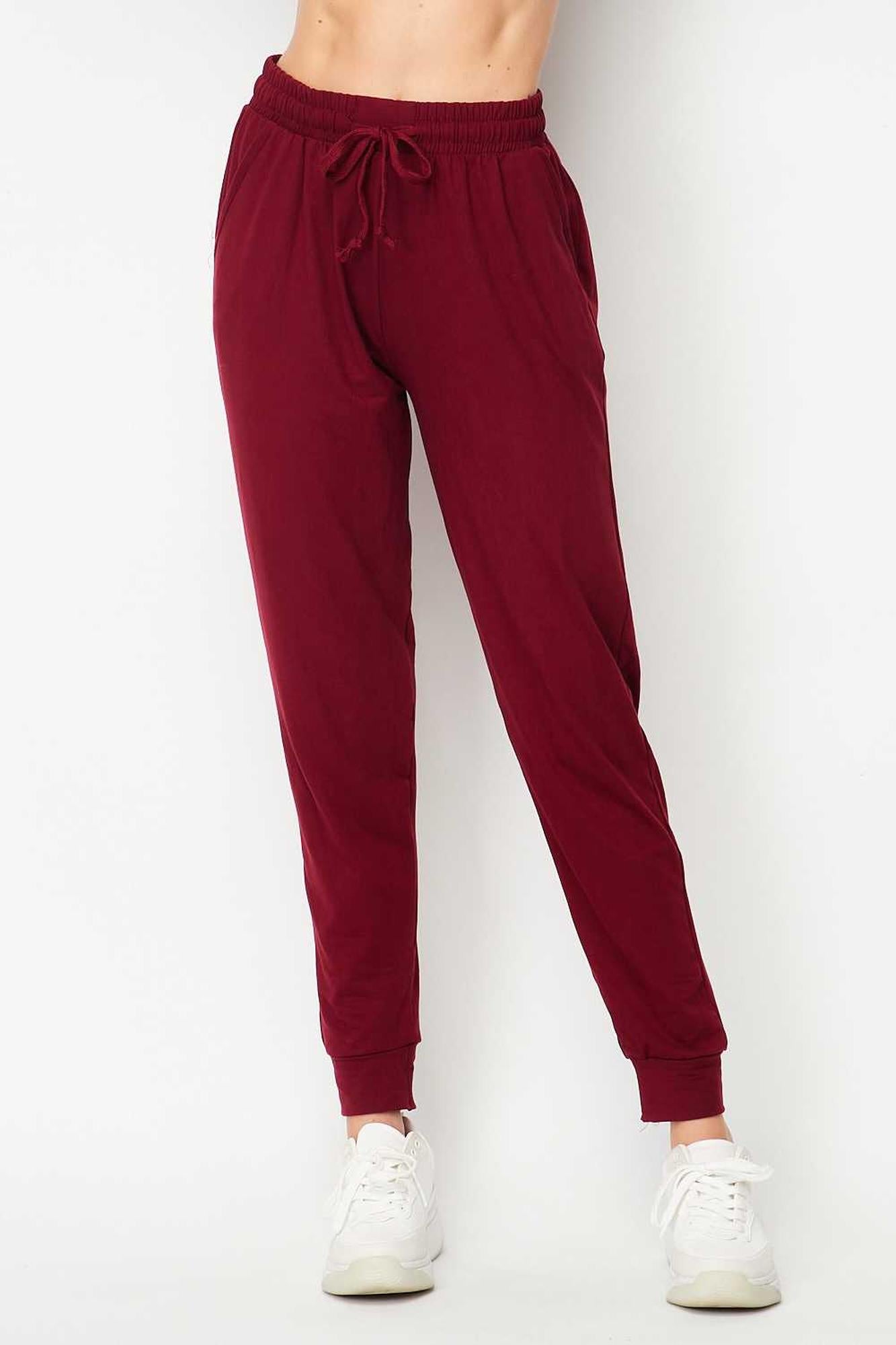Buttery Soft Essential Solid Plus Size Joggers - New Mix