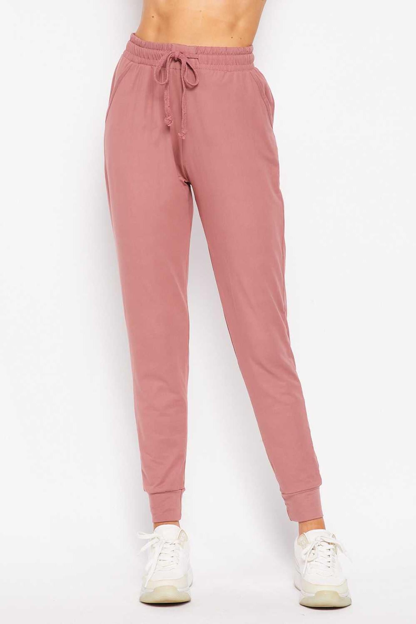 Buttery Soft Essential Solid Plus Size Joggers - New Mix