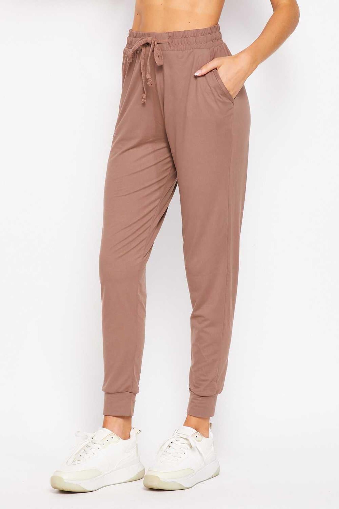 Buttery Soft Essential Solid Plus Size Joggers - New Mix