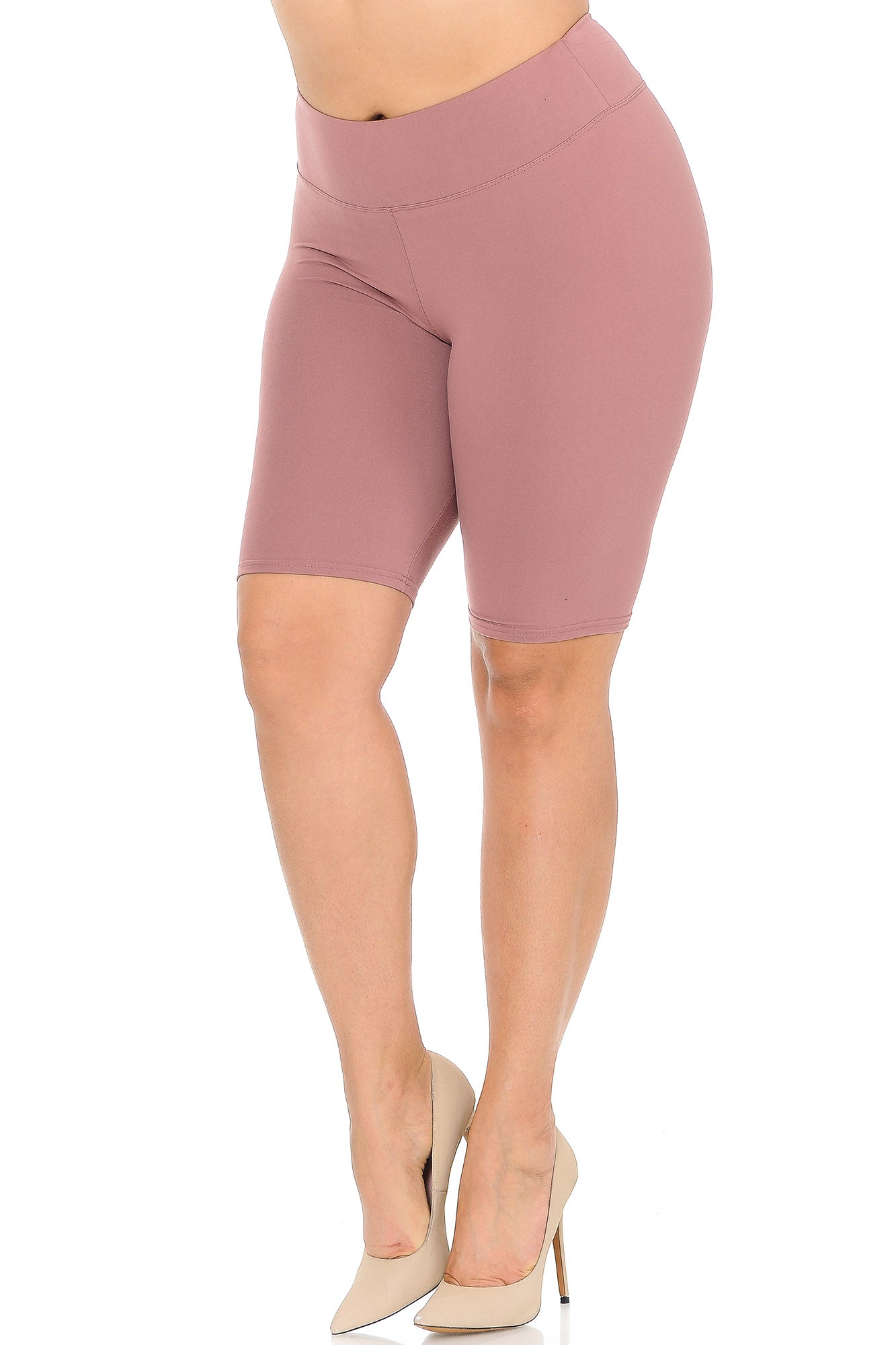Buttery Soft Essential Solid Plus Size Premium Shorts - 3 Inch