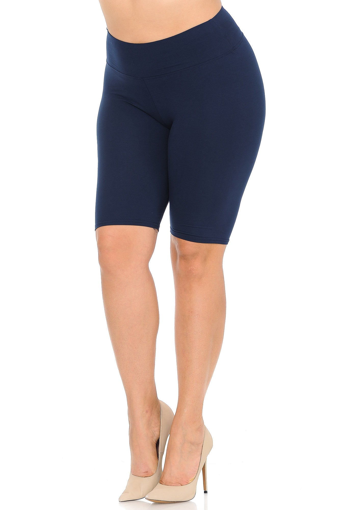 Buttery Soft Essential Solid Plus Size Premium Shorts - 3 Inch