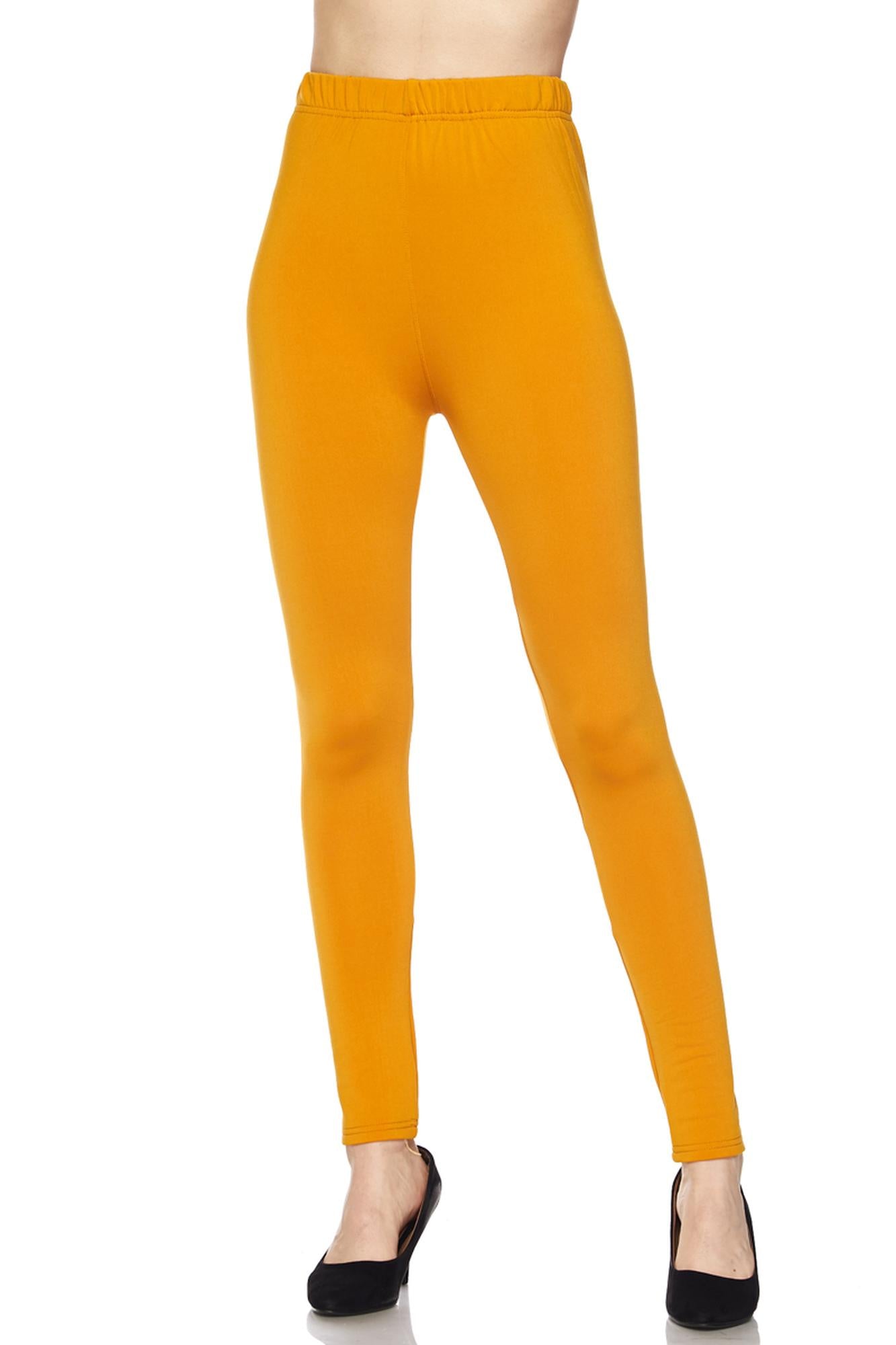 Fleece fully lined Solid Plus Size Leggings