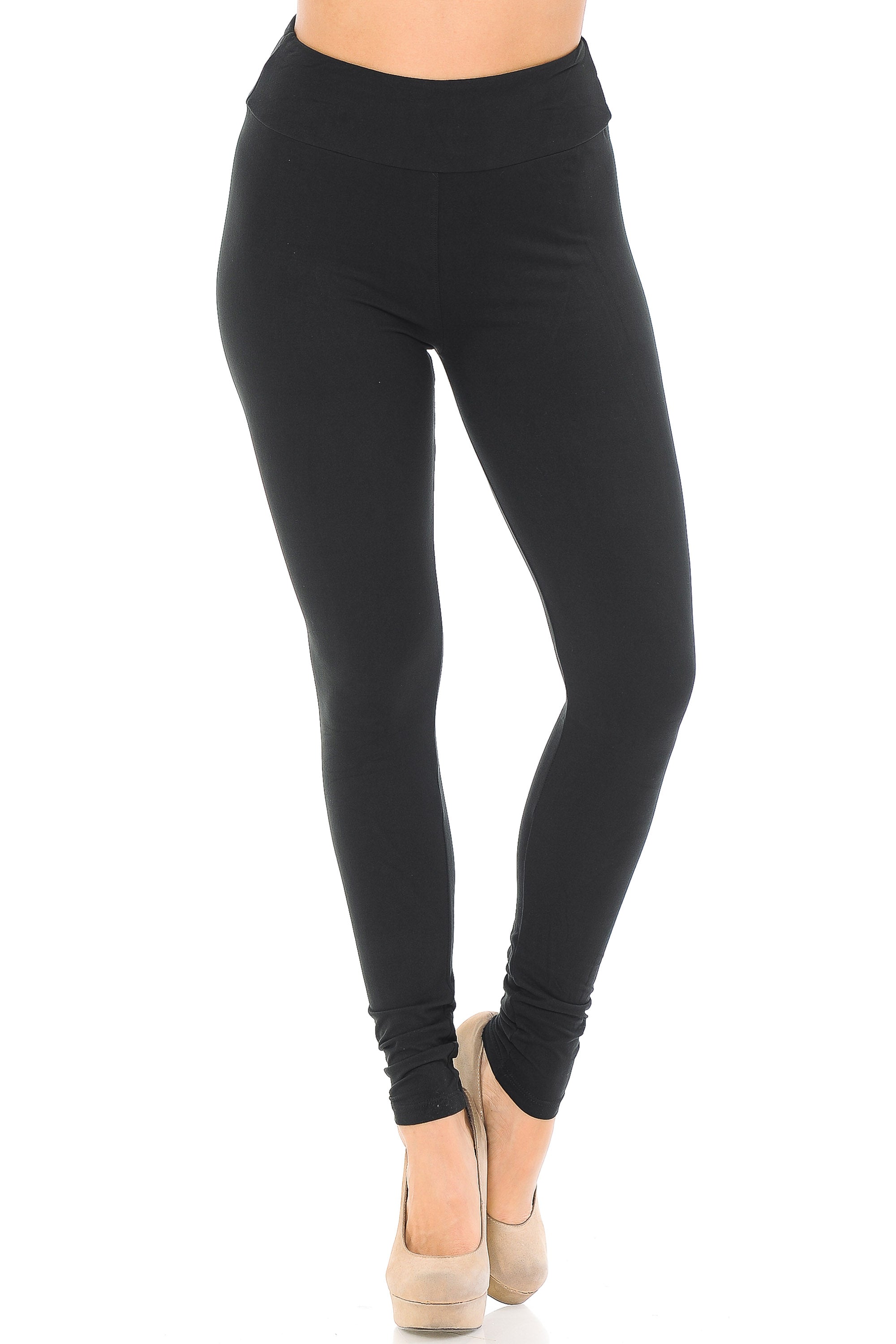 Buttery Smooth Essential Solid High Waisted Leggings - EEVEE - 3 Inch