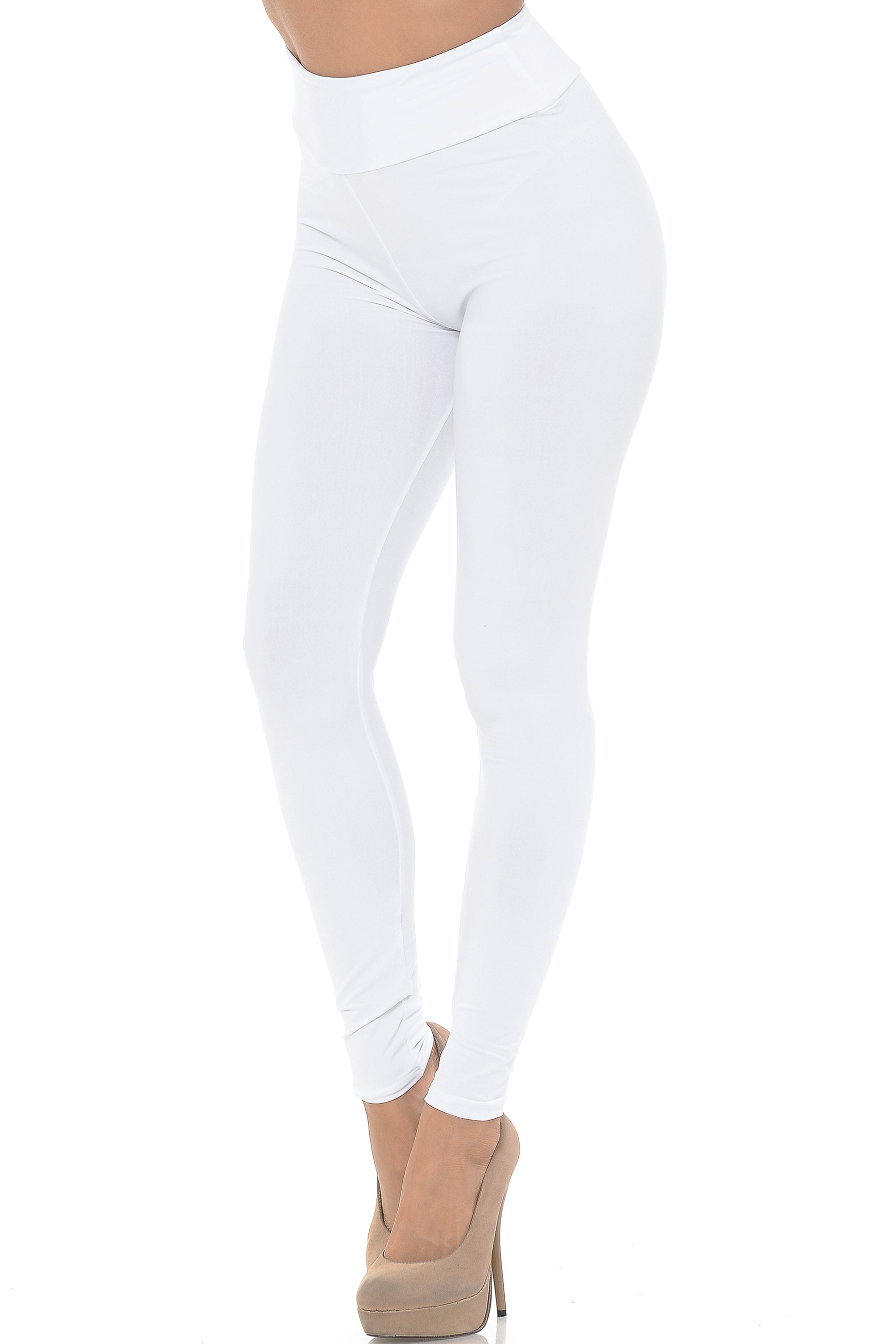 Buttery Smooth Essential Solid High Waisted Leggings - EEVEE - 3 Inch
