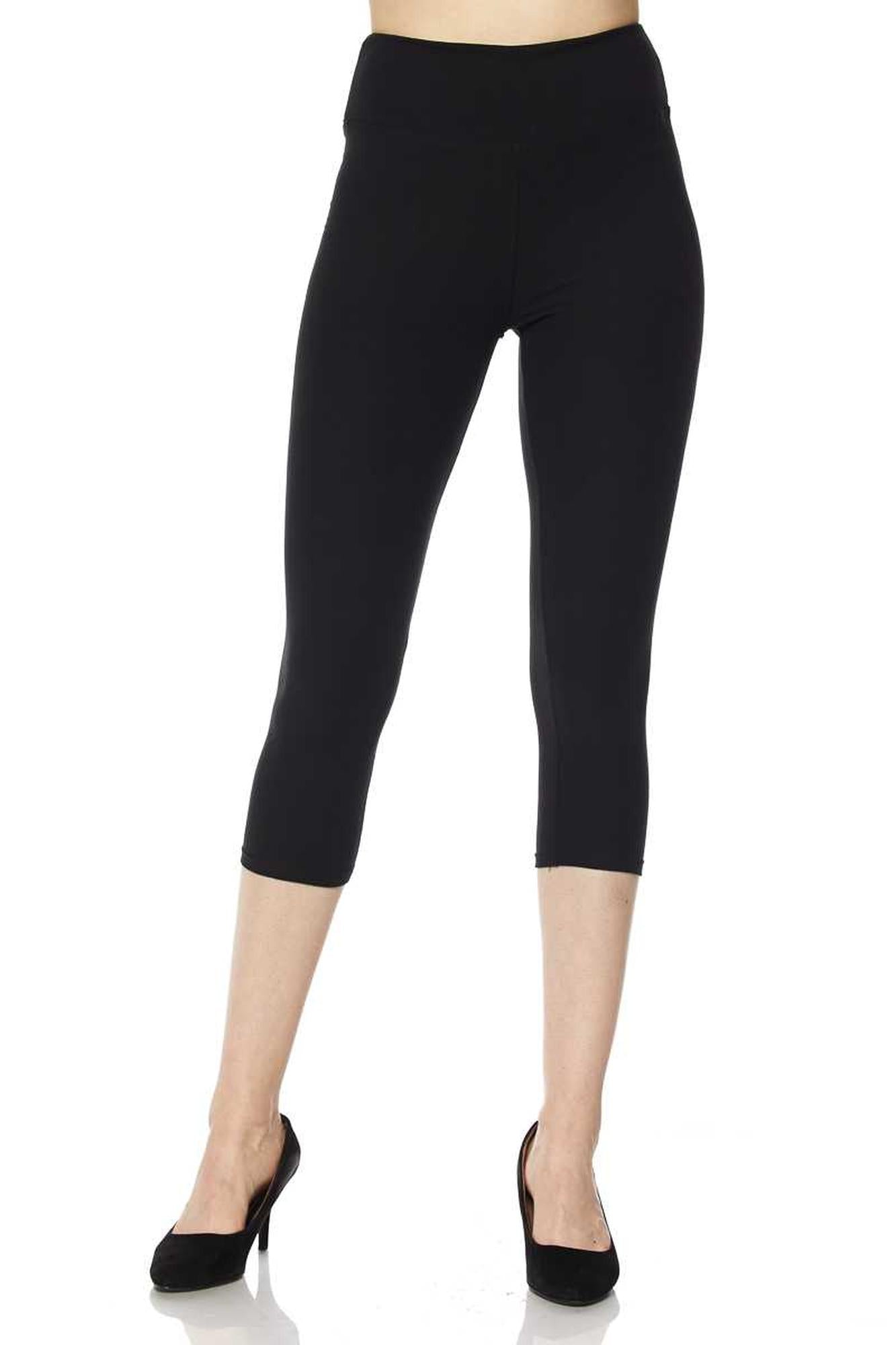 Buttery Smooth Essential Solid High Waisted Capris - 3 Inch - New Mix