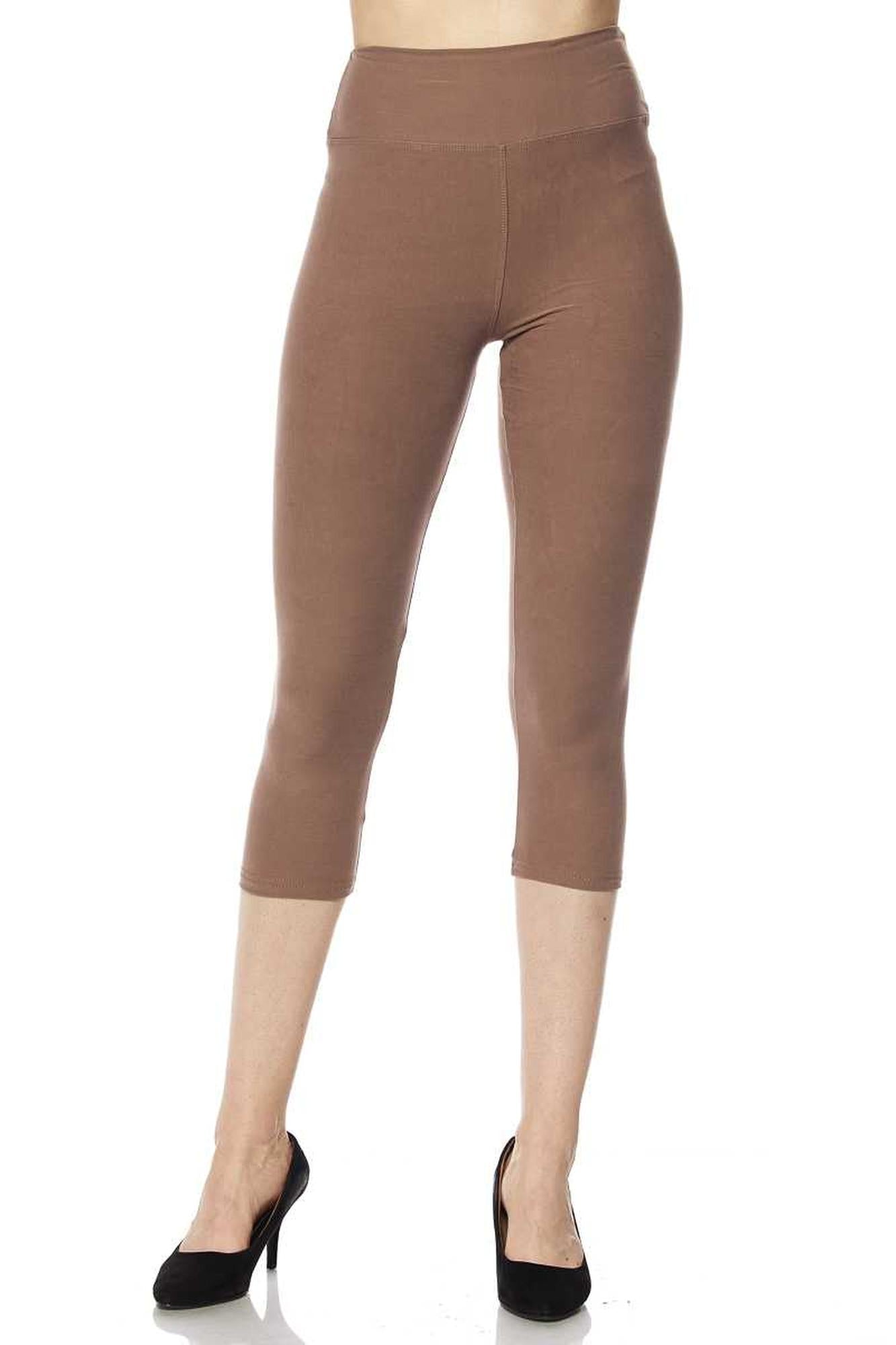 Buttery Smooth Essential Solid High Waisted Capris - 3 Inch - New Mix