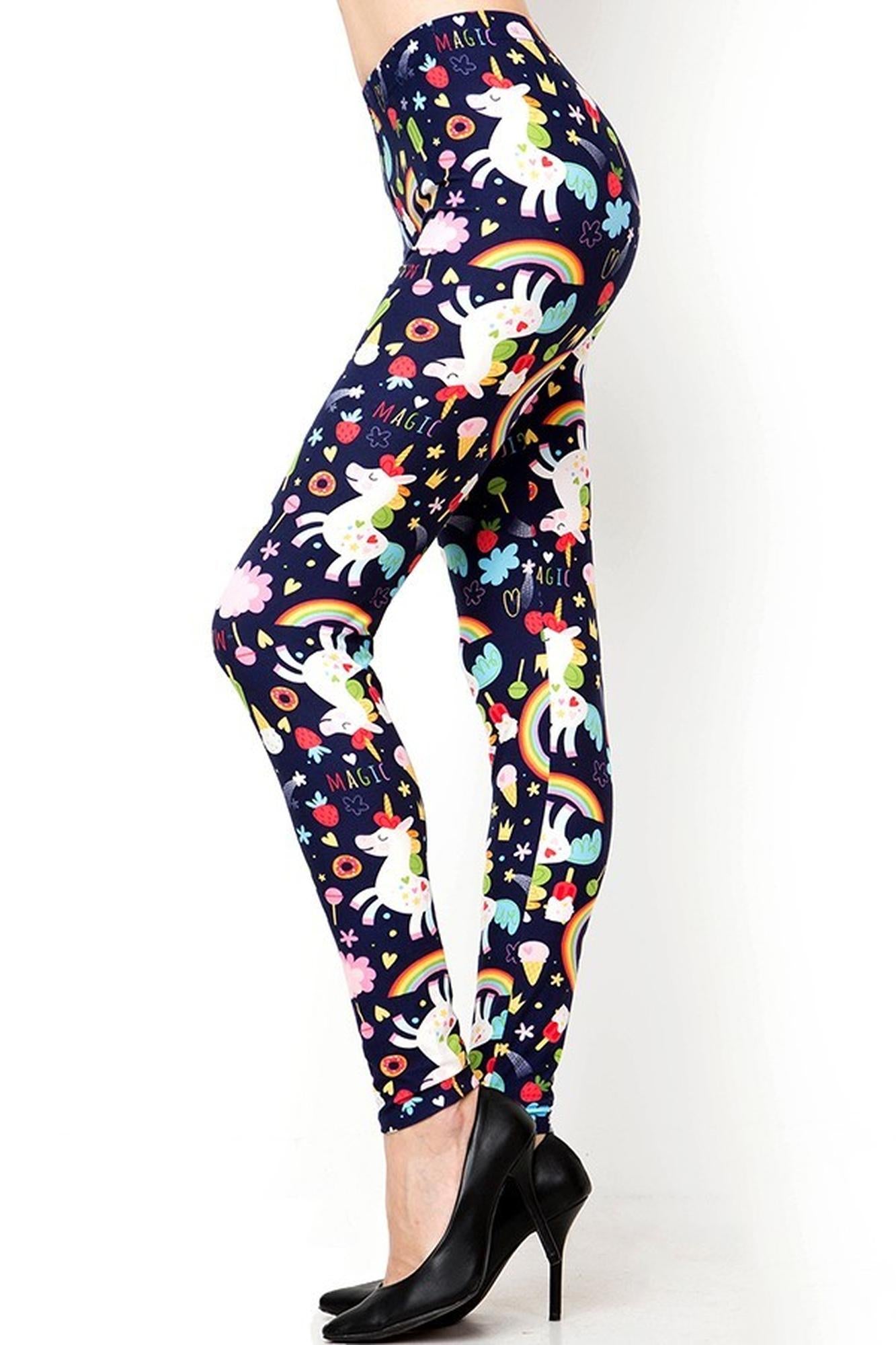 Buttery Smooth Magic Unicorns and Treats Leggings
