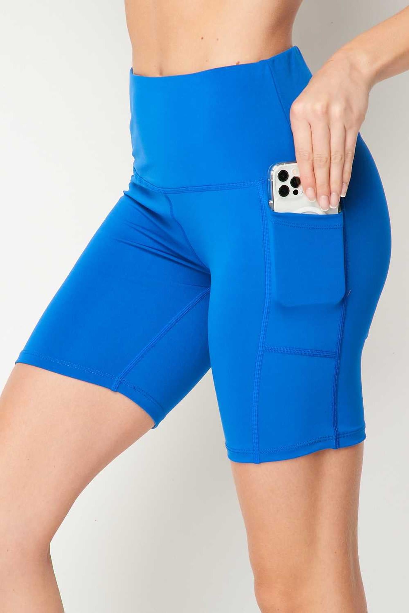 Sport High Waisted Biker Premium Shorts