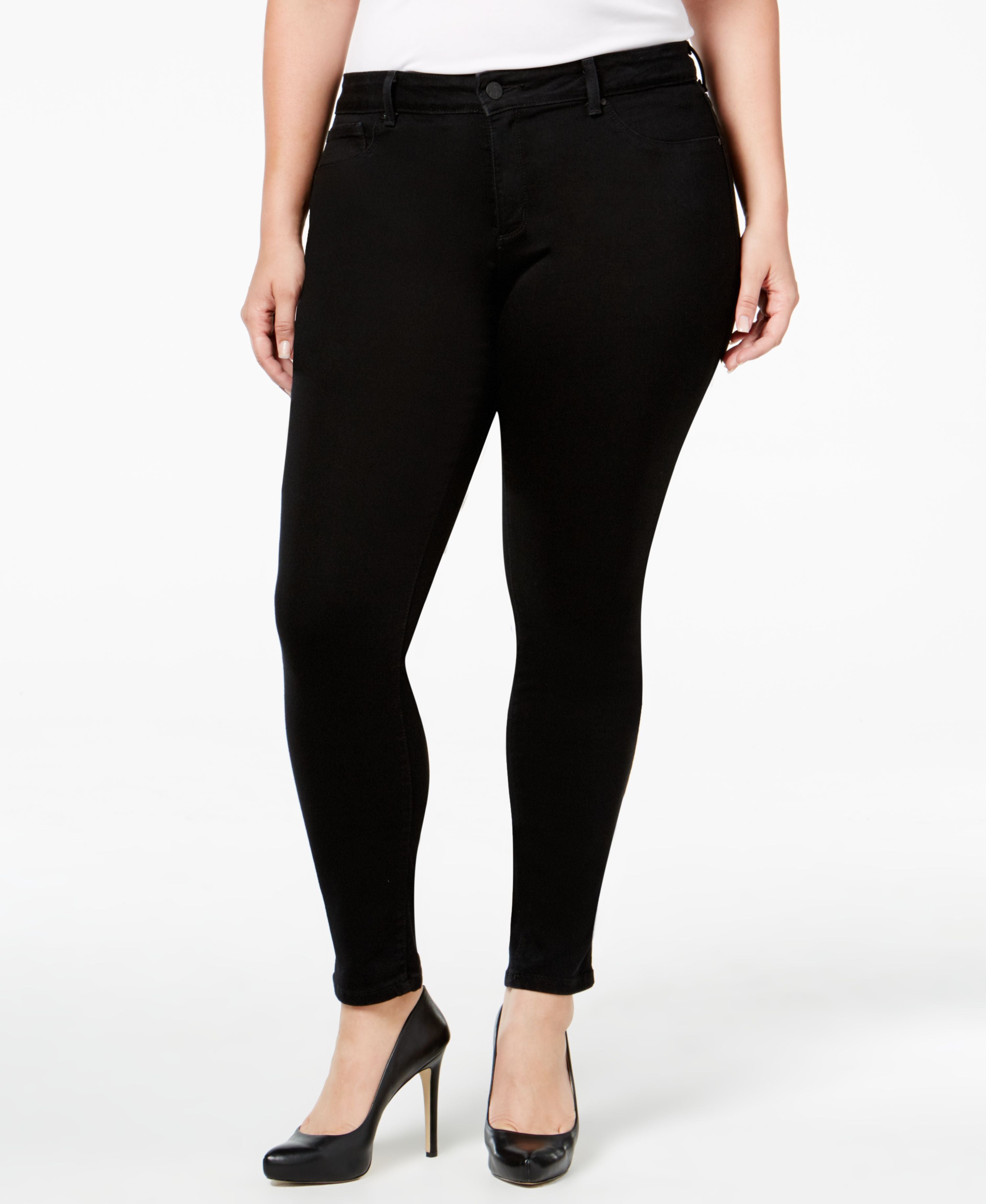 Modern Plus Size Kiss Me Super-Skinny-Fit Premium Jeans