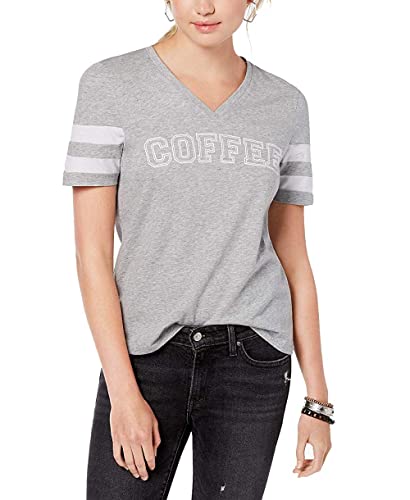 Juniors' Cotton Coffee Graphic-Print T-Modern Shirt