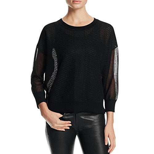 Finity Womens 3/4 Sleeve Knit Everyday Premium Top