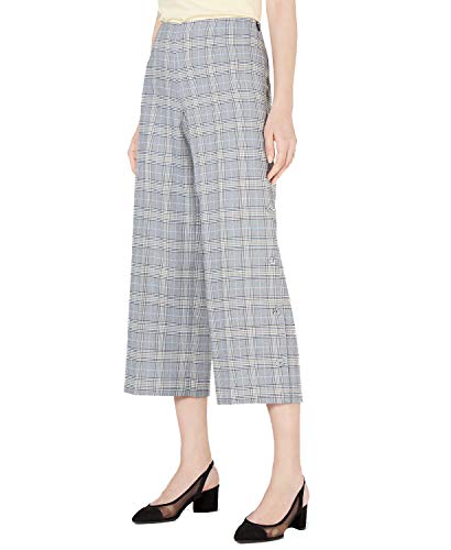 Bar III Plaid Wide-Leg Signature Pants
