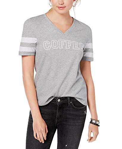 Juniors' Cotton Coffee Graphic-Print T-Modern Shirt