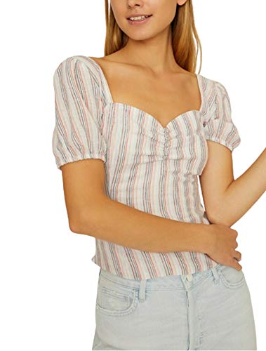Smocked Boudoir Striped Premium Top