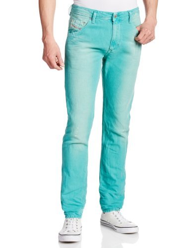 Diesel Men's Krayver Regular Slim-Cut Carrot Premium Jeans 0818V