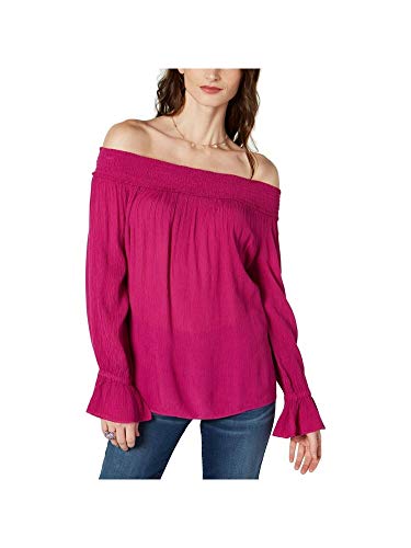INC Smocked Off-The-Shoulder Premium Top