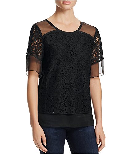 Finity Lace Short-Sleeve Premium Top