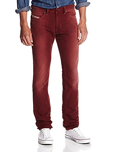 Diesel Men's Thavar Slim-Cut Skinny-Fit Pant 0818V Red