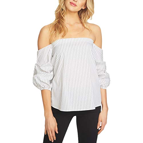 1.State Striped Off The Shoulder Premium Top
