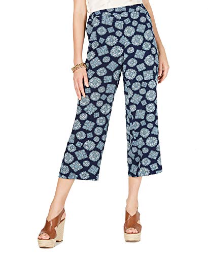 Printed Cropped Signature Pants