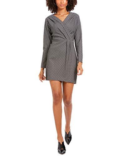 Petite Faux-Wrap Sheath Dress