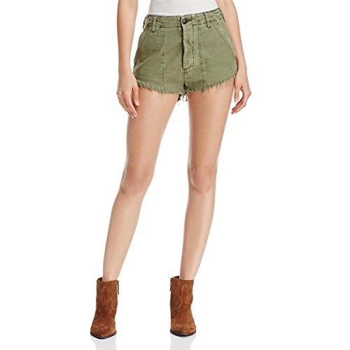 Free People Womens Raw & Patched Standoff Frayed Cutoff Premium Shorts