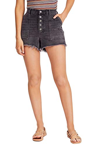 Free People Women's Jesse Carpenter Premium Shorts (Night Fall, 24)
