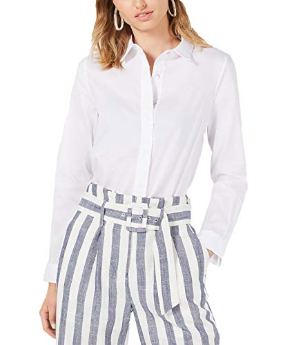 Floral-Lace-Back Button-Up Modern Shirt