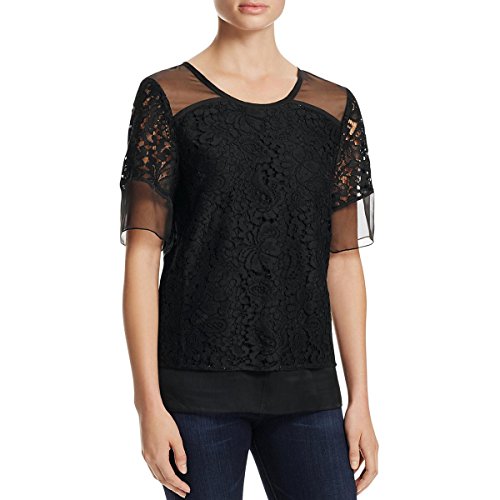 Finity Lace Short-Sleeve Premium Top