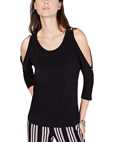 INC Cold-Shoulder Premium Top