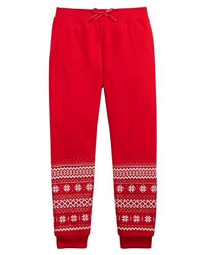 Little Girls Border-Print Jogger Signature Pants