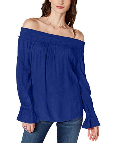 INC Smocked Off-The-Shoulder Premium Top