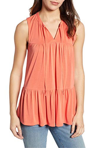 Sandwash Ruffle Sleeveless Premium Top