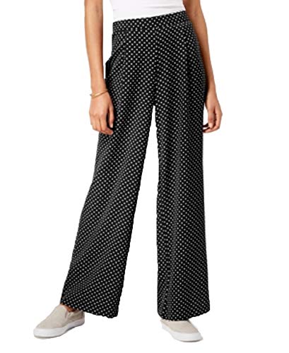 by Ikeddi Juniors' Polka-Dot Wide-Leg Signature Pants